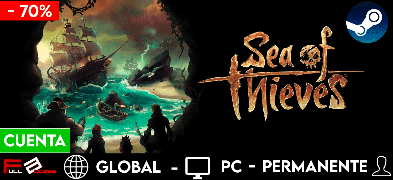 Sea of Thieves - STEAM PC GLOBAL ONLINE 100% FULL ACCESS